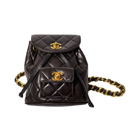 chanel quilted backpack dupe
